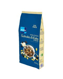 Kölln Müsli Knusper Schoko & Keks Kakao Sparpack, 4x1050g